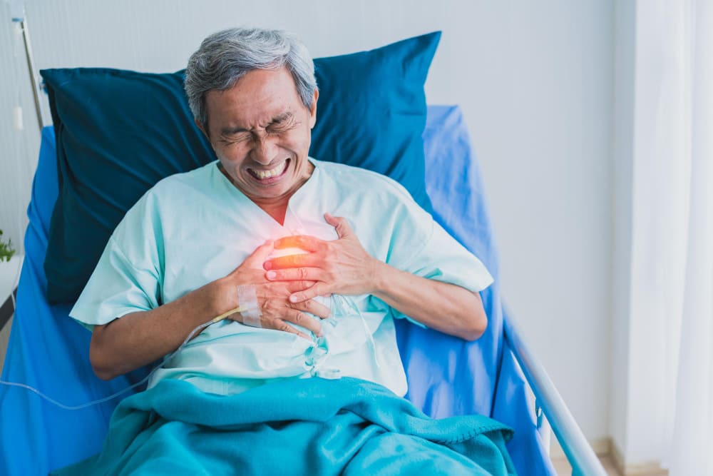 Require to seek professional support when feeling chest pain