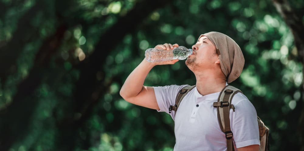 Staying hydrated throughout the day